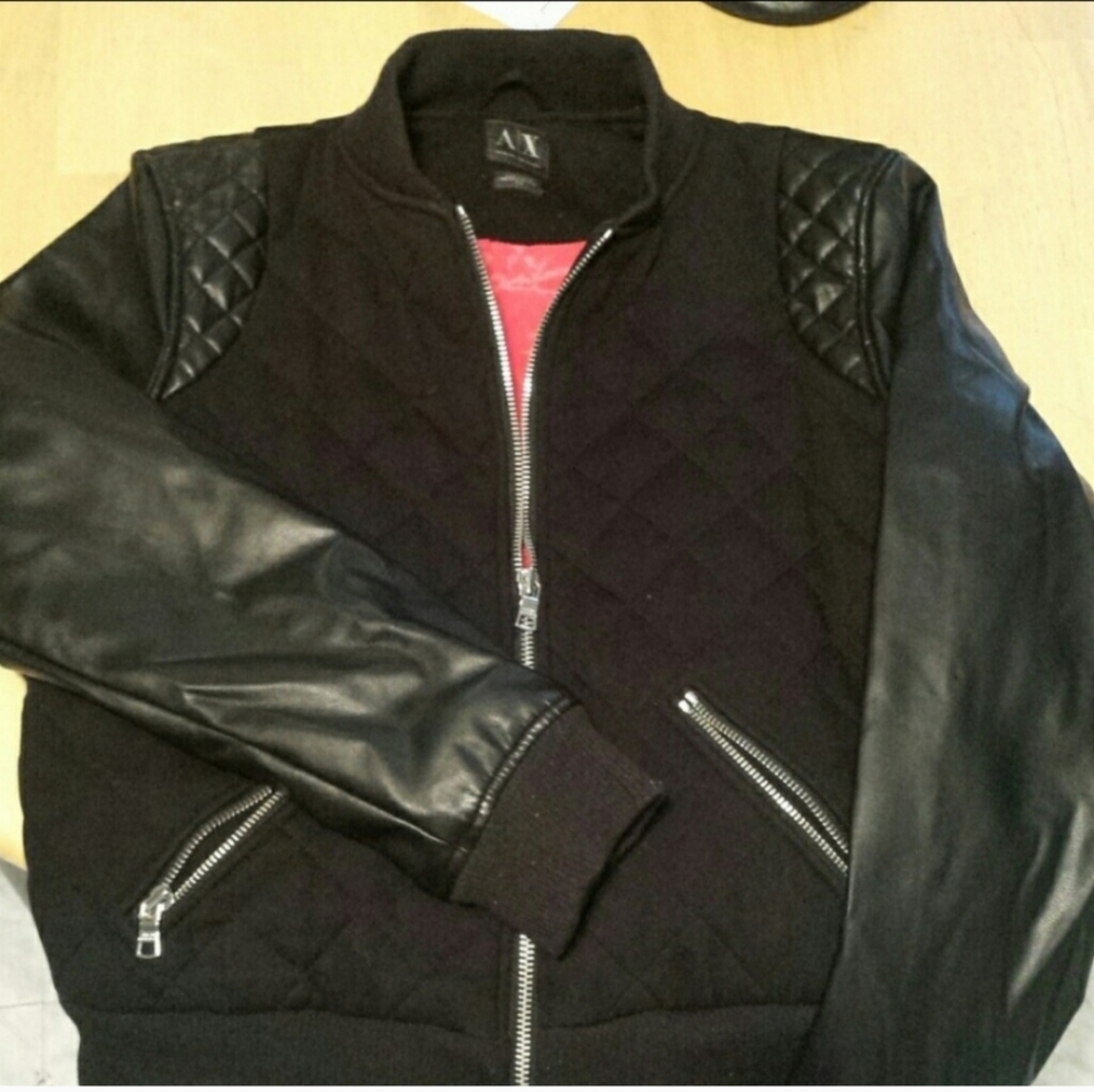 Armani Exchange flight jacket.